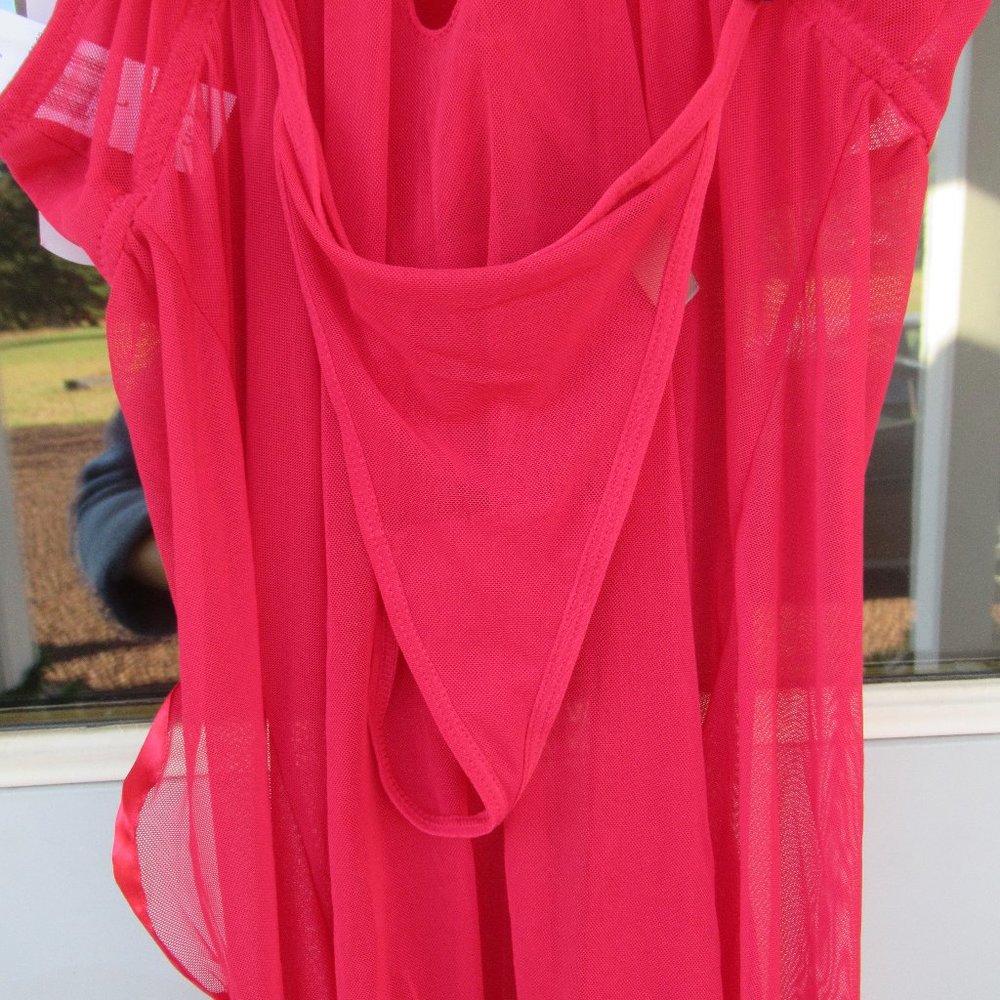 NWT baby doll nighty & panty with lace & metallic details size L - Picture 13 of 15
